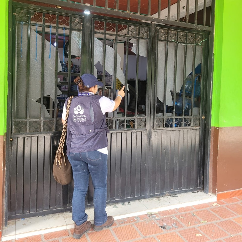 Defensoría del Pueblo verifica violaciones a los derechos humanos tras incursión armada en Tame, Arauca.