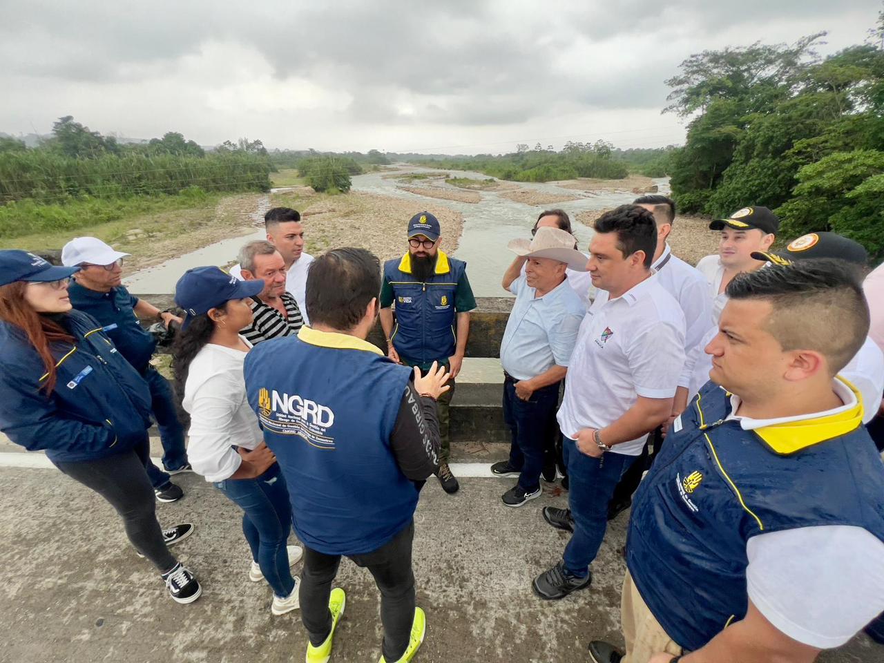 “Director de la UNGRD y Gobernador de Arauca unen fuerzas para mitigar riesgos de la temporada de lluvias”
